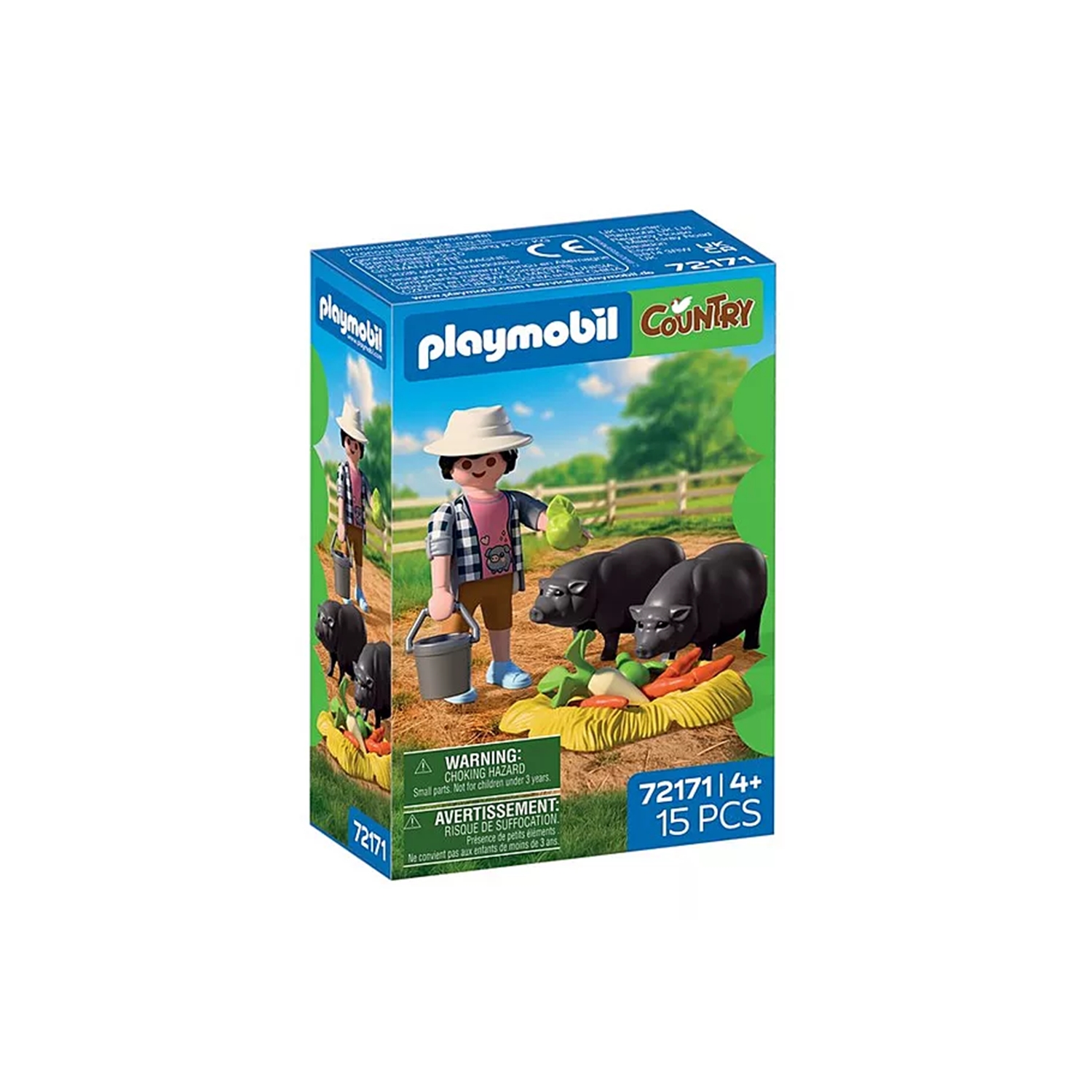 PLAYMOBIL 72171 Landwirt mit Hängebauchschwein