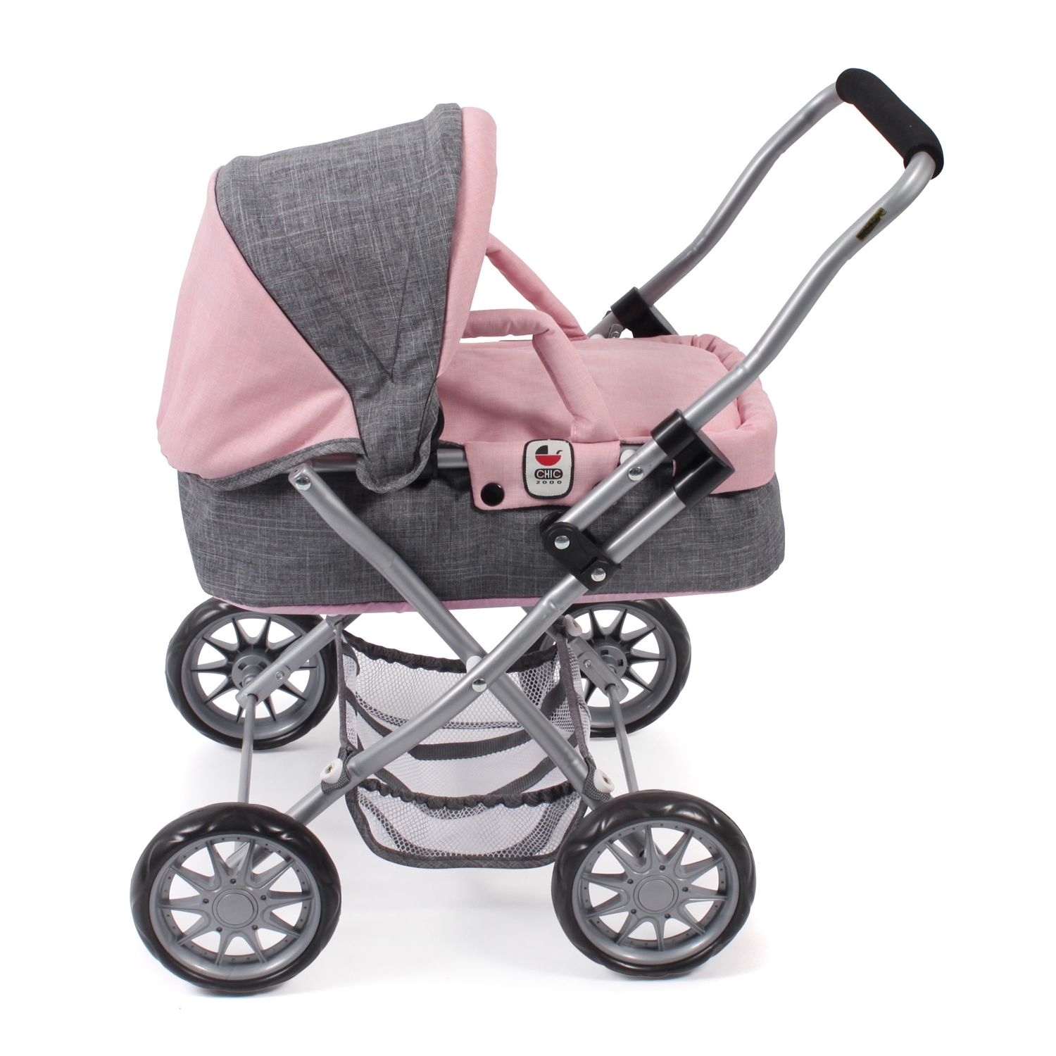 Bayer Chic 2000 555-15 Mini-Kuschelwagen "SMARTY" Melange grau-rosa