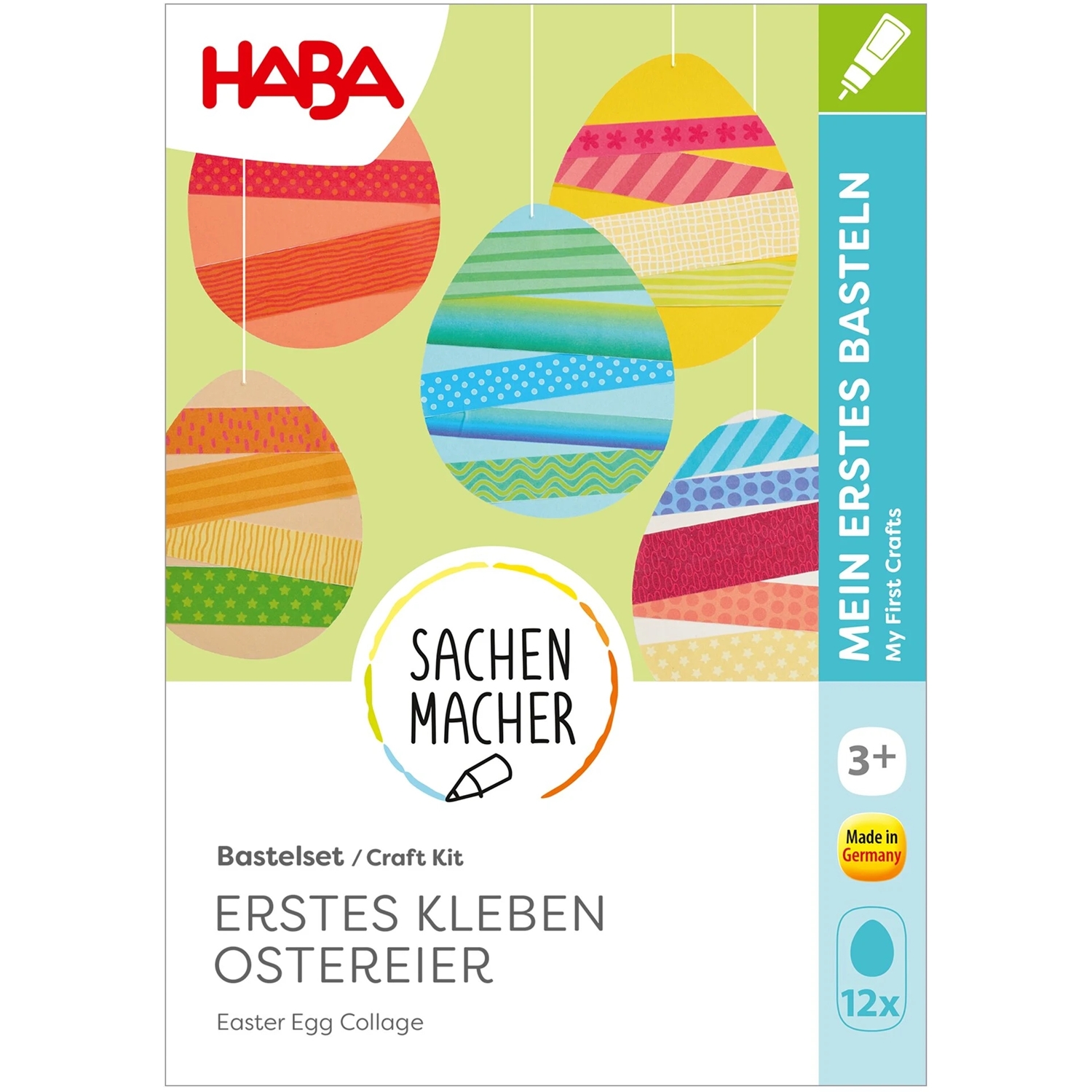 Haba 2012674 Bastelset – Erstes Kleben Ostereier