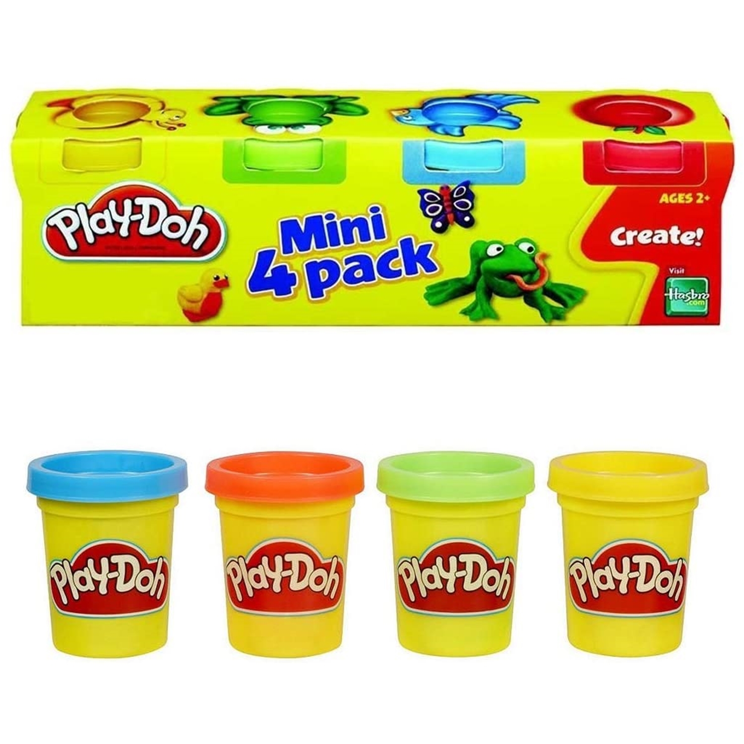 Hasbro 23241EU4 Hasbro 23241EU4 Play-Doh Schulknete Mini 4 Pack
