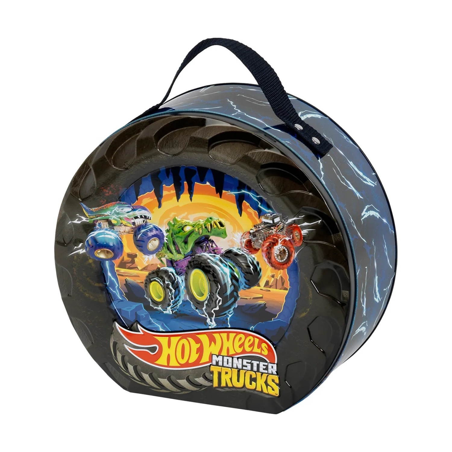 Theo Klein 2558 Hot Wheels Monster Trucks - Radkoffer für 7 Autos