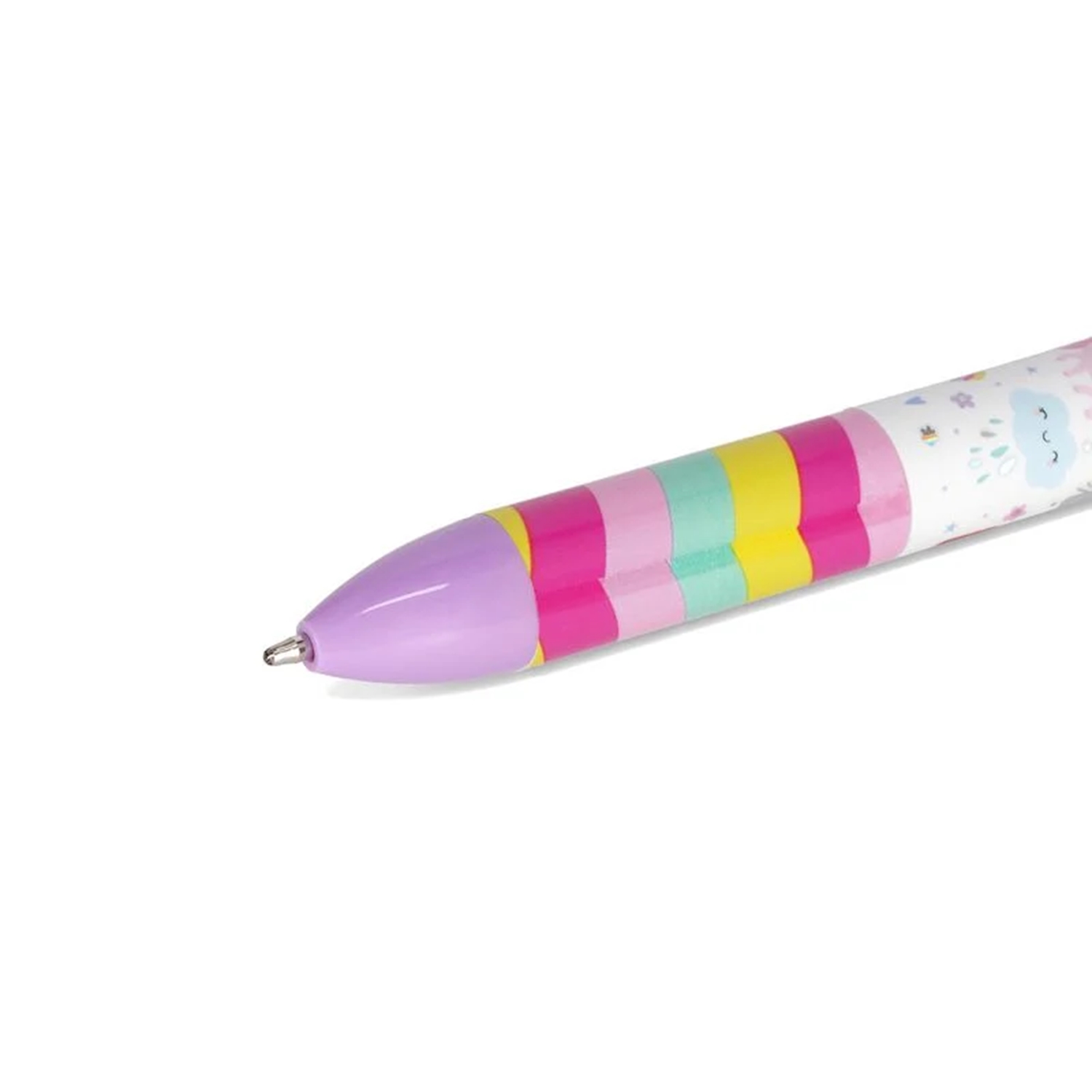 Legami CLICK0026 TWO-COLOUR BALLPOINT PEN - CLICK&CLACK - UNICORN