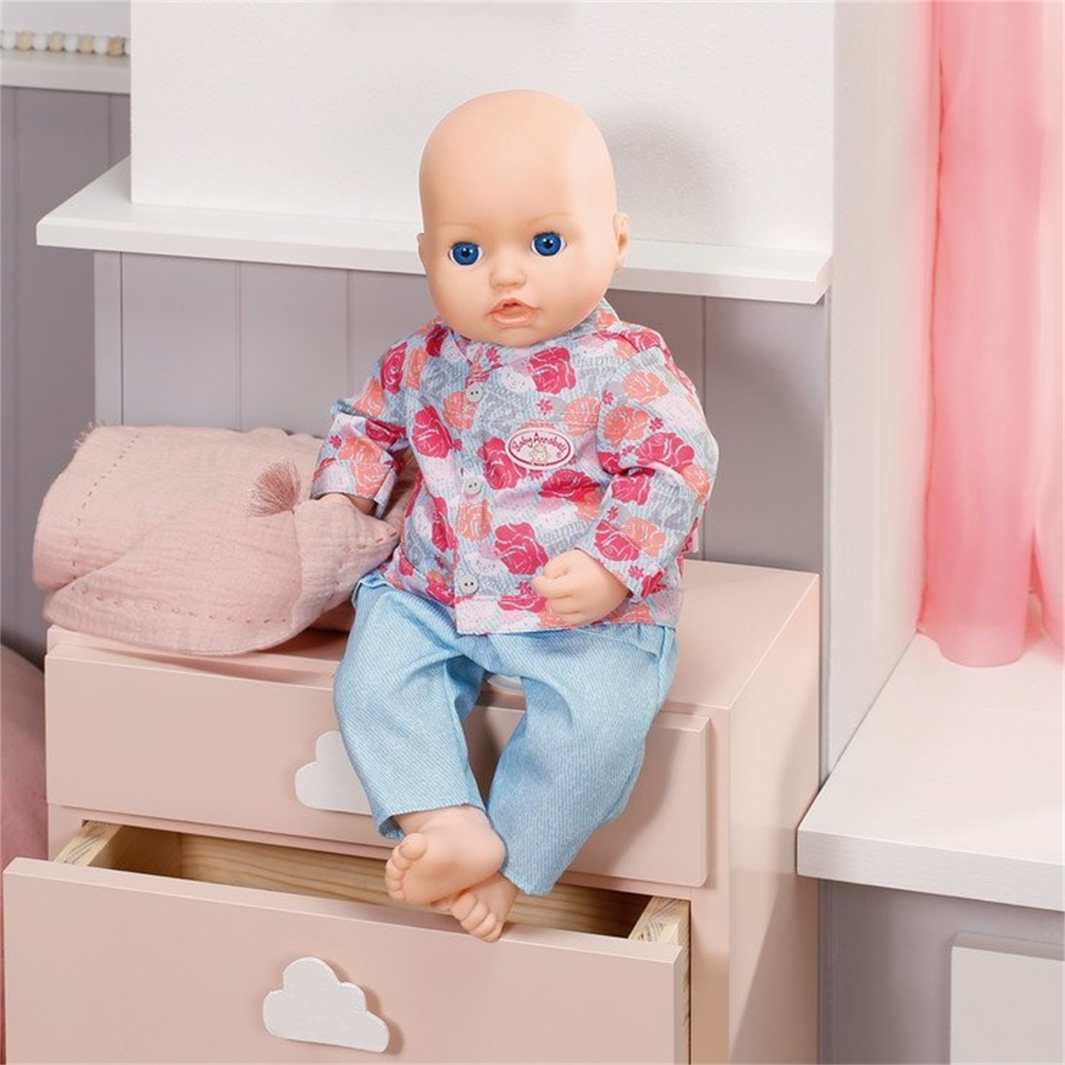 Zapf Creation 701973-B Baby Annabell Active Jeans Blau 43 cm