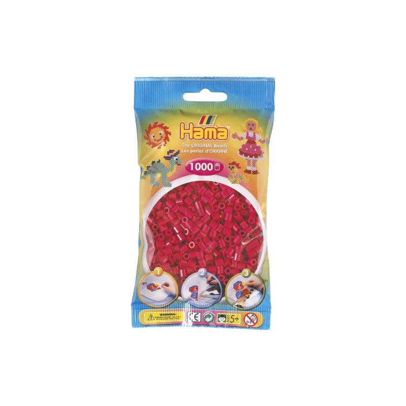 Hama 207-29 Perlen-Btl. 1000 Stck., violettrot