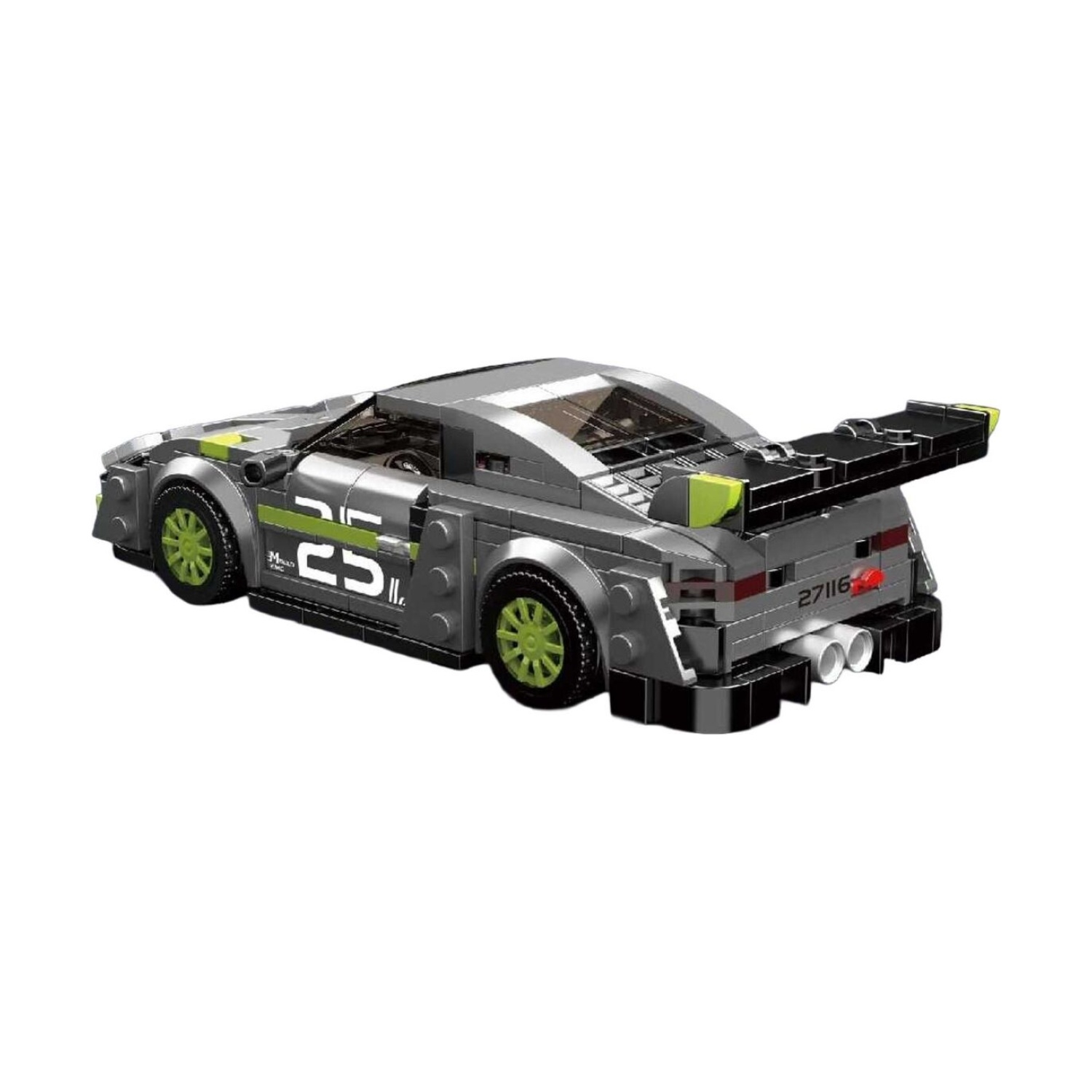 Mould King 27116 911 GT2 R5 + Showcase