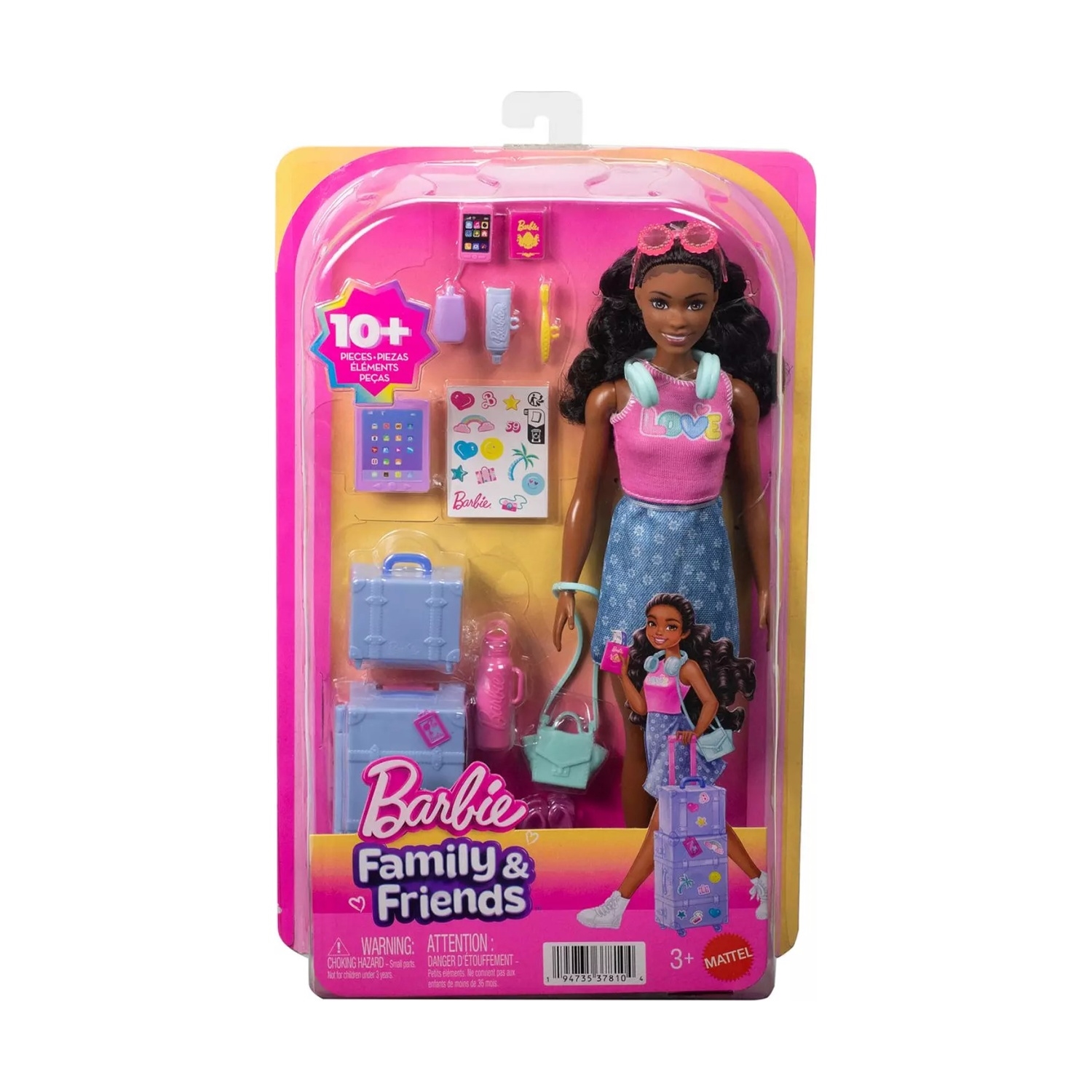 Mattel JMJ48 Barbie Reise Abenteuer Brooklyn