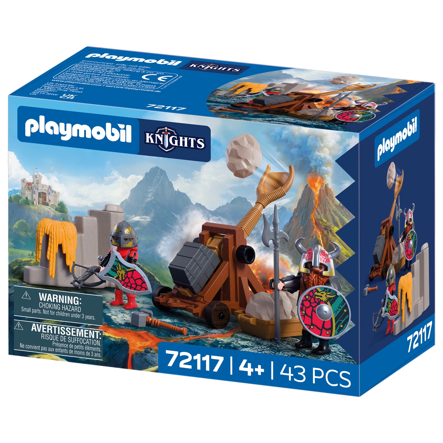 PLAYMOBIL 72117 Knights Steinkatapult Drachenritter
