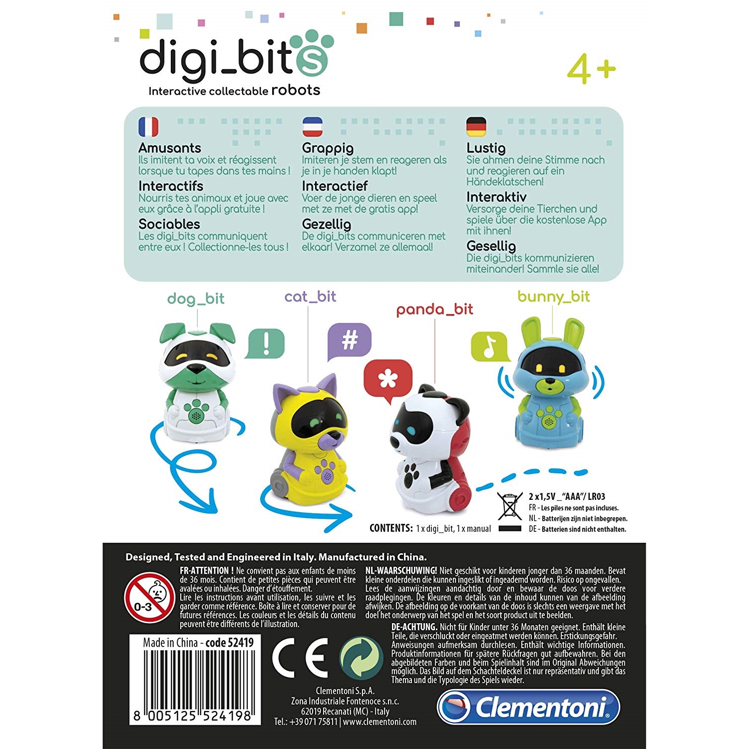 Clementoni 52419G Digi-Panda_bit Galileo