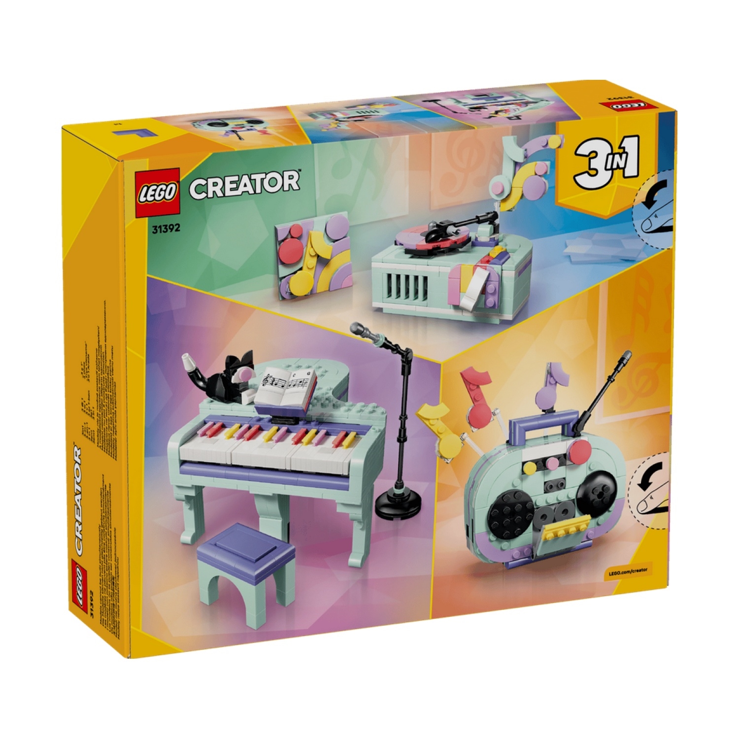 LEGO 31392 Deko-Klavier mit Katze