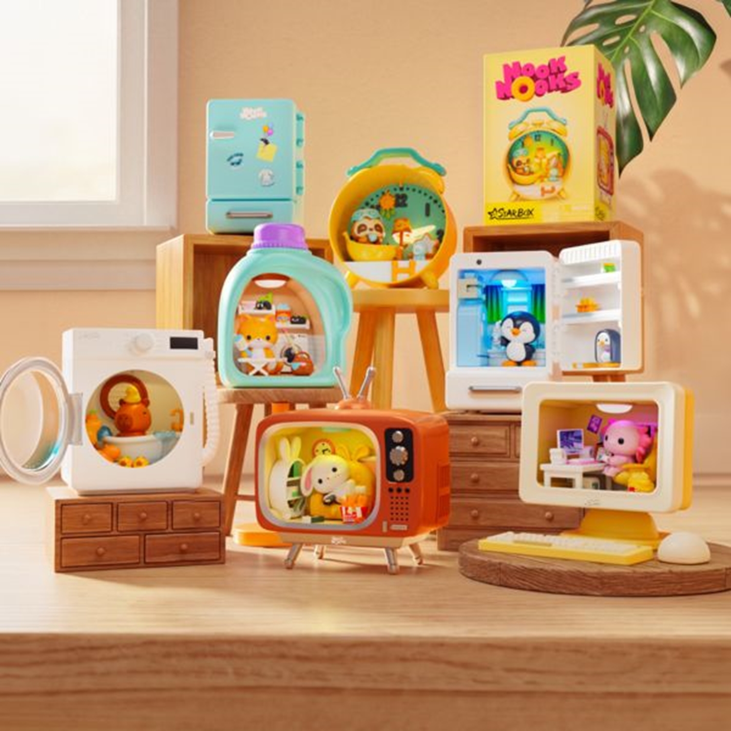 Zuru 18101 Starbox Nook Nooks – Überraschungs-Sammelfiguren
