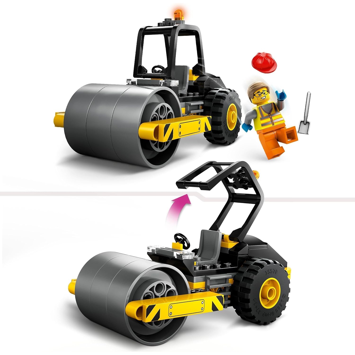 LEGO 60401 Straßenwalze