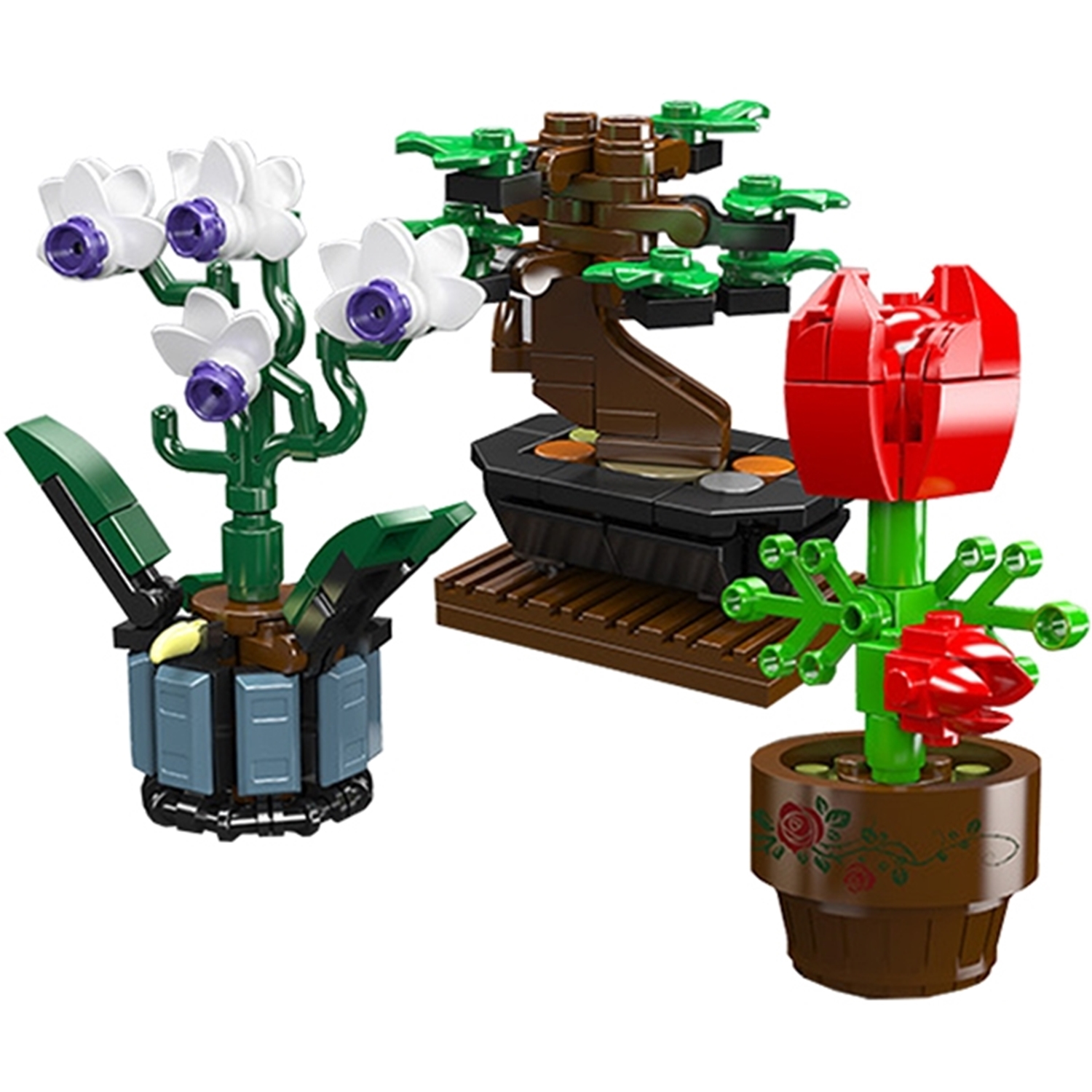 Mould King 24115 Mini-Topfpflanzen