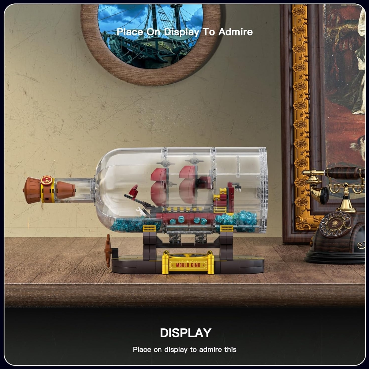 Mould King 10085 Piratenschiff "Revenge in a Bottle"