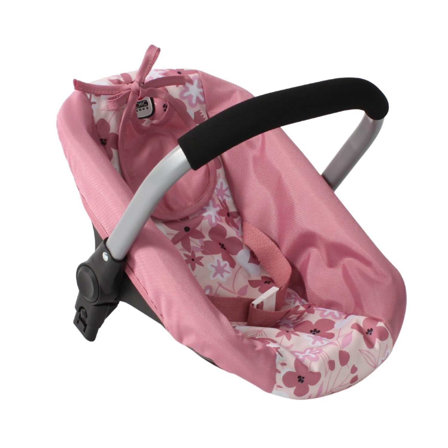Bayer Chic 2000 708-85 Puppen Autositz Flowers rosa