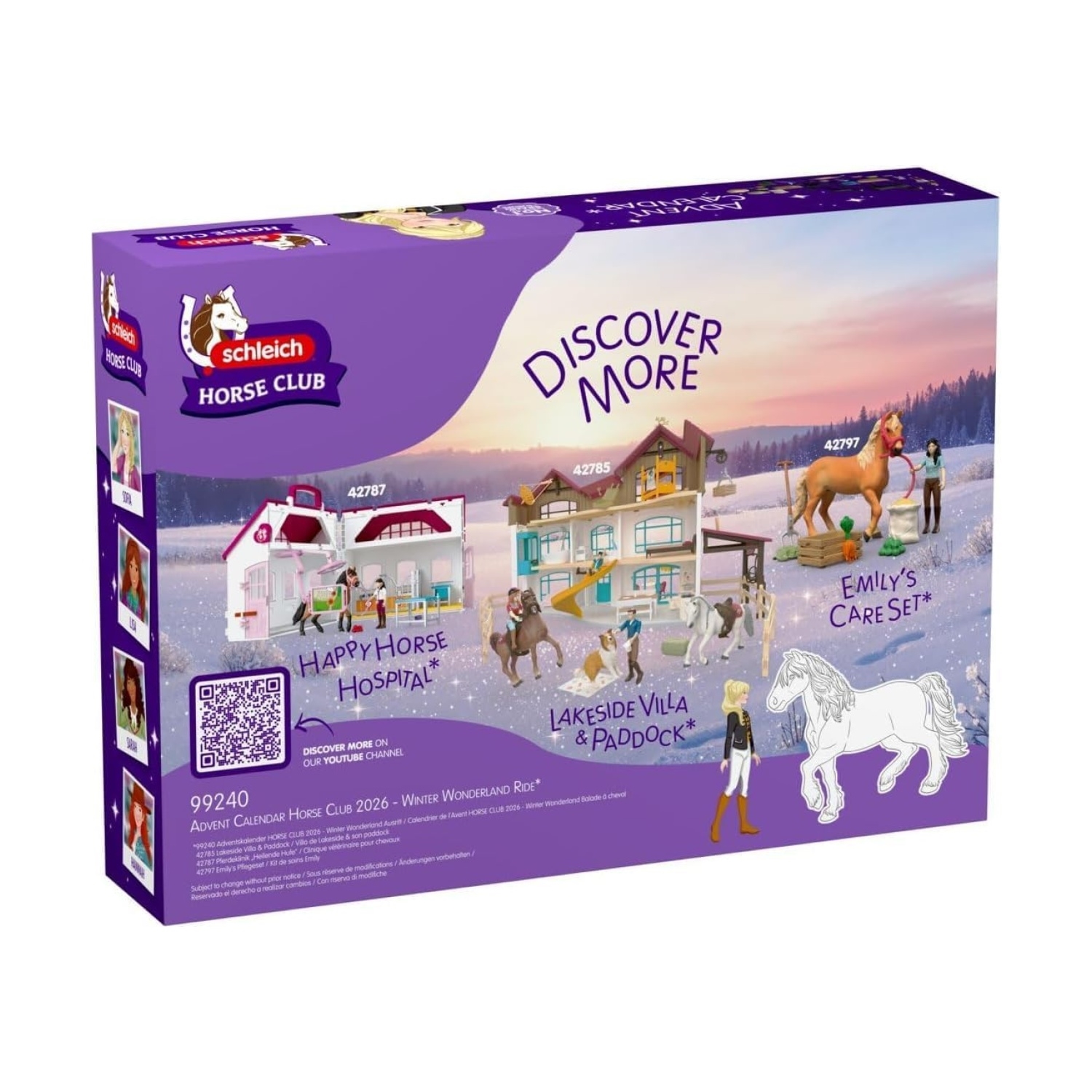 Schleich 99240 Adventskalender HORSE CLUB 2026 - Winter Wonderlan