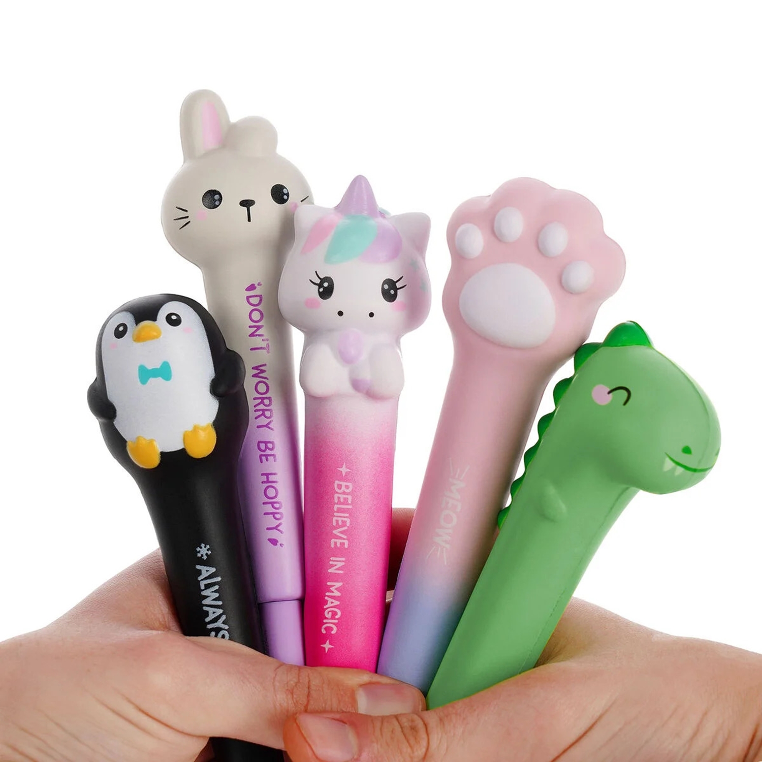 Legami SQP0002 SQUISHY GEL PEN - SQUEEZIES - DINO