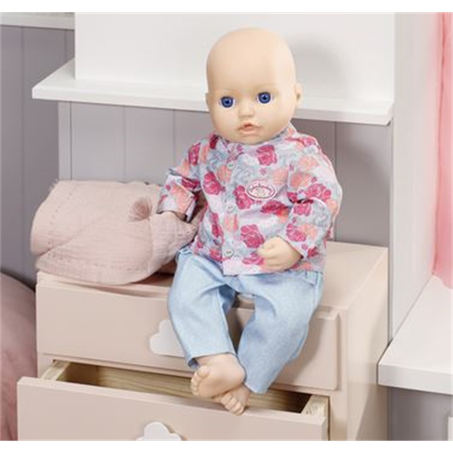 Zapf Creation 701973 Baby Annabell Travel Jeans 43cm