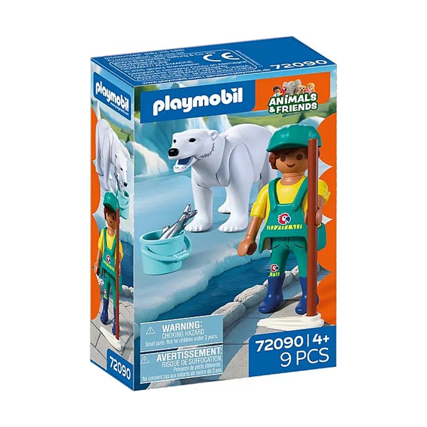 PLAYMOBIL 72090 Zoo: Eisbär und Pfleger
