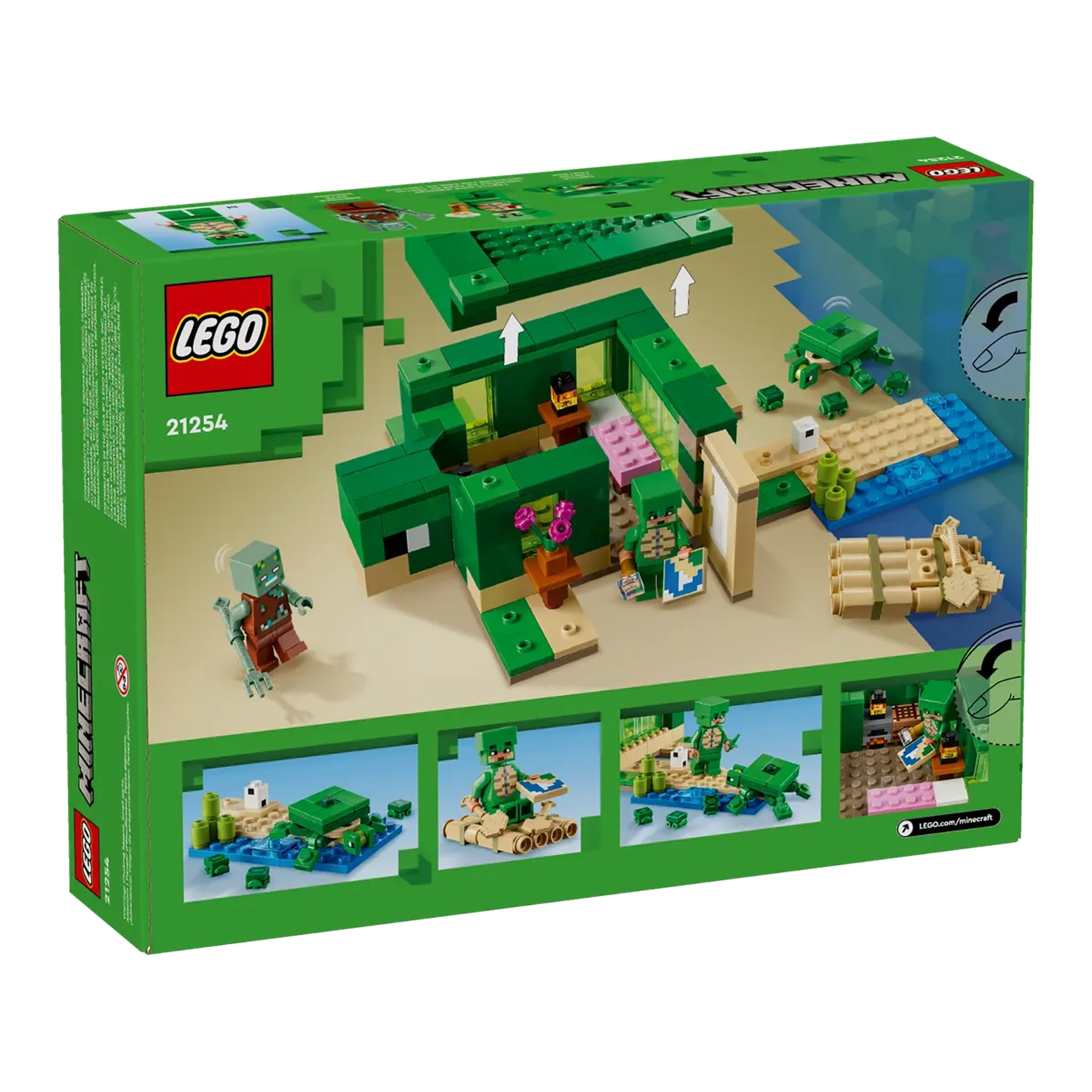 LEGO 21254 Minecraft® Das Schildkrötenstrandhaus
