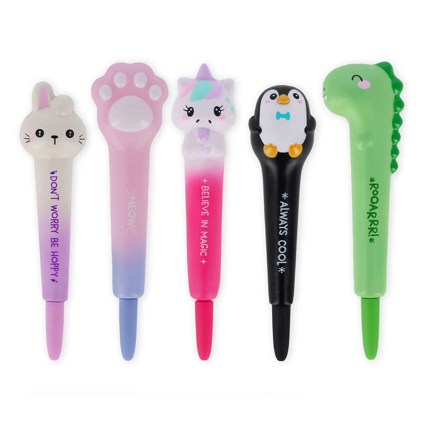 Legami SQP0002 SQUISHY GEL PEN - SQUEEZIES - DINO