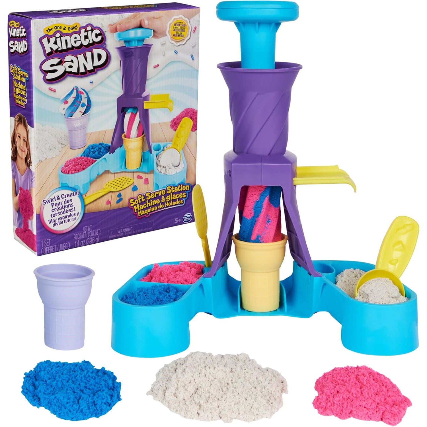 Spin Master 6068385 KNS Soft Serve Ice Cream Station (397g)