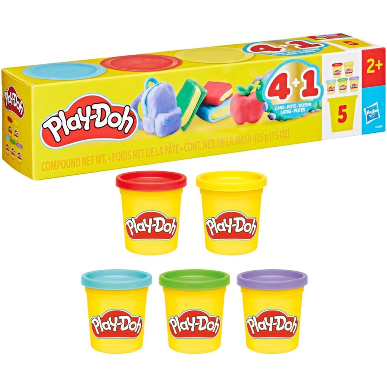 Hasbro G18605 Play-Doh Schulspaß 5er-Pack