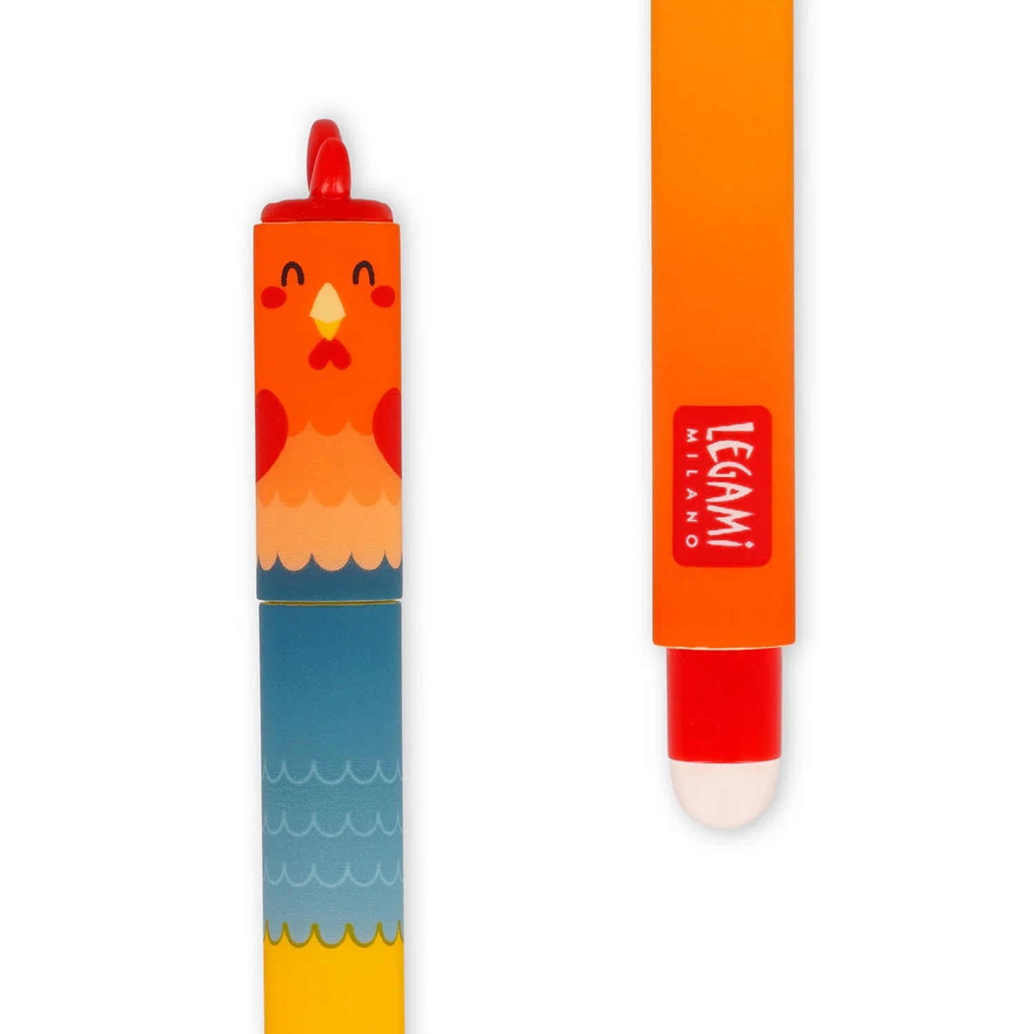 Legami EPSET0016 FARM SWEET FARM - SET OF 4 ERASABLE GEL PENS - COW