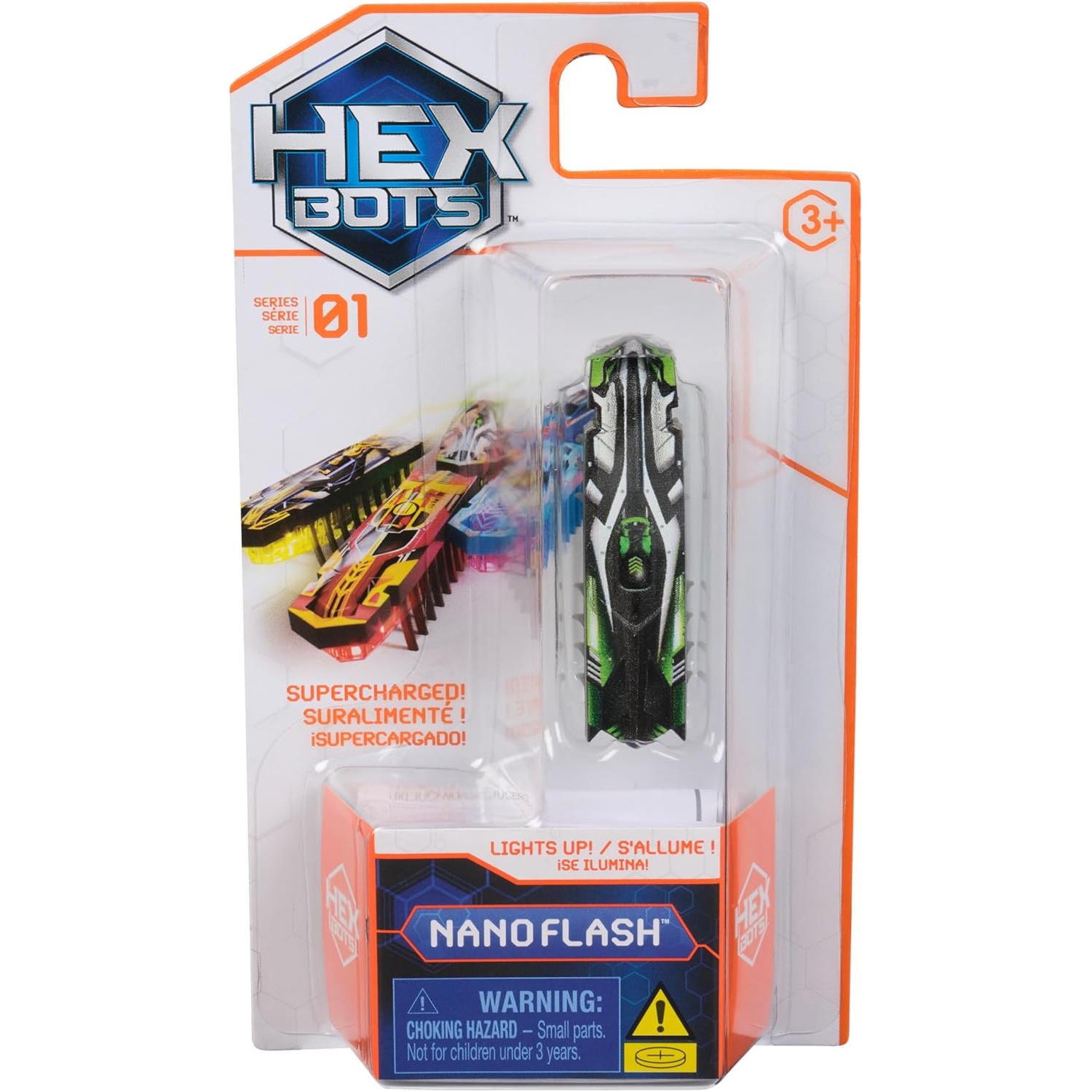 Moose Toys 6071532 Hex Bots Nano Flash Single Pack