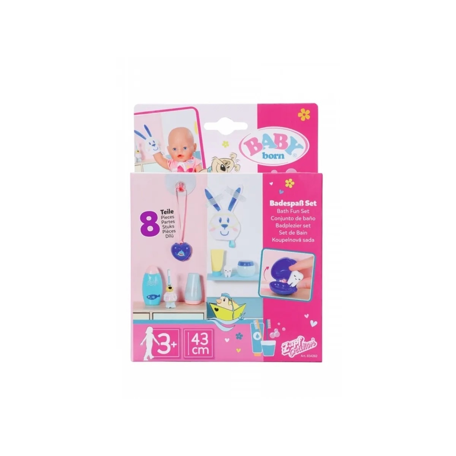 Zapf Creation 834282 BABY born Bath Badespaß Set