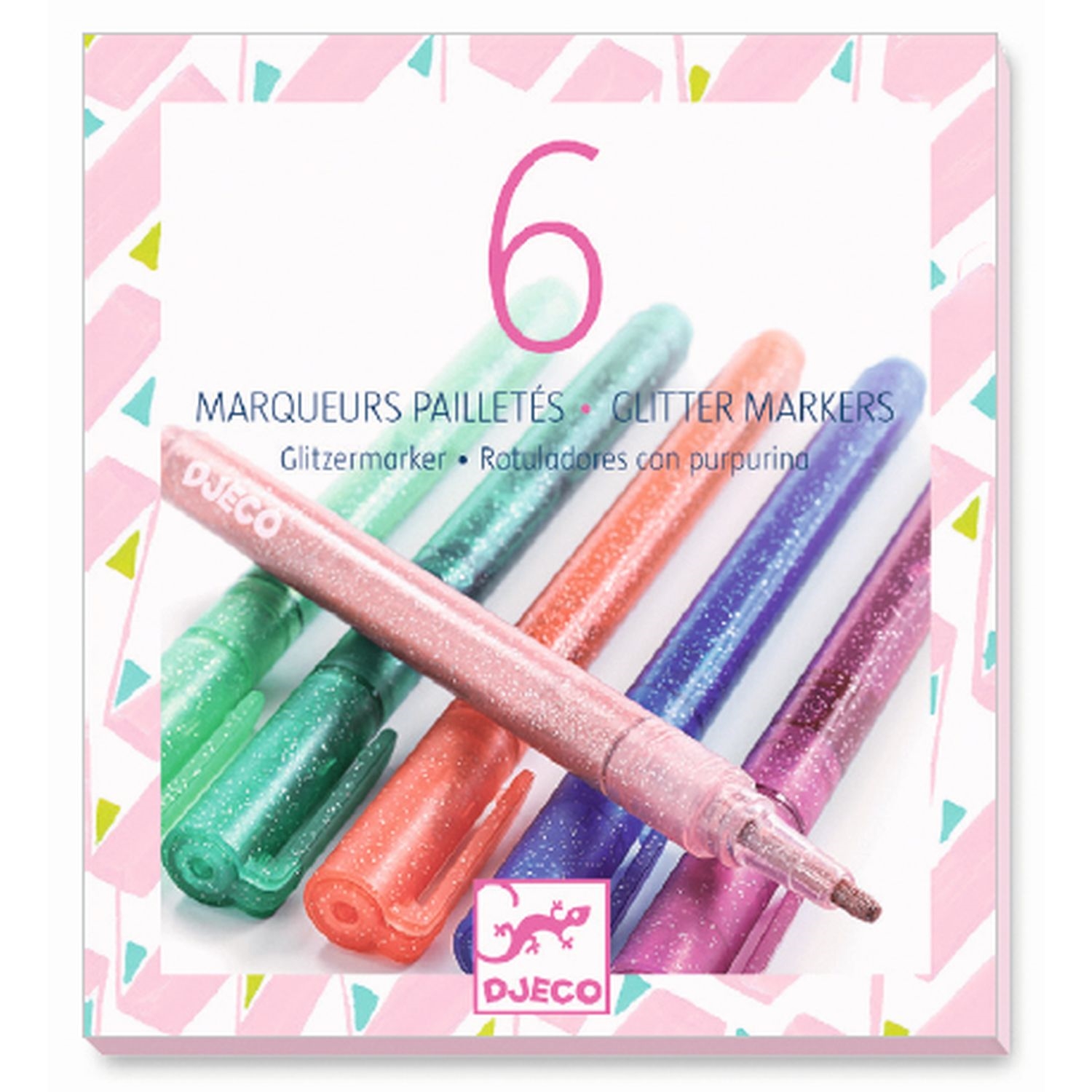 Djeco DJ08877 Farben: Glitzer Marker Sweet