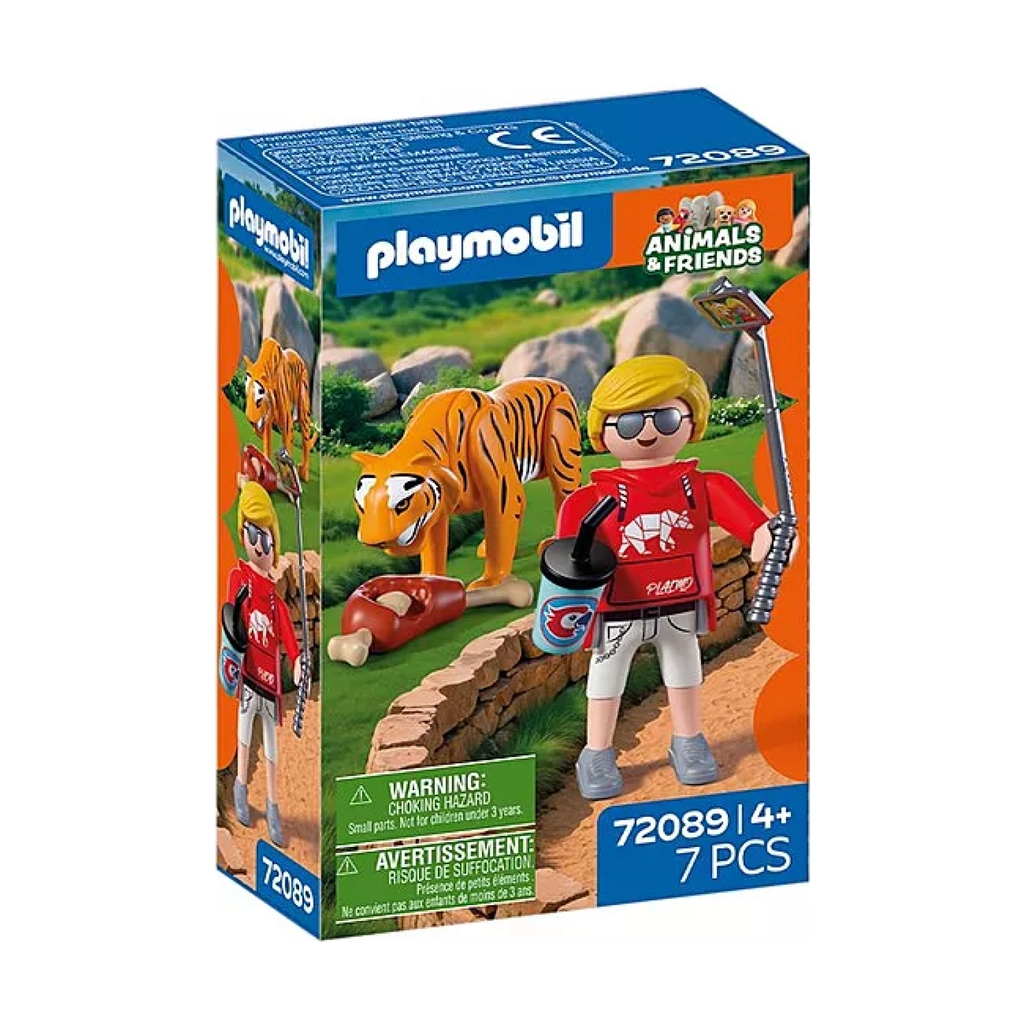 PLAYMOBIL 72089 Zoo: Tiger und Besucher