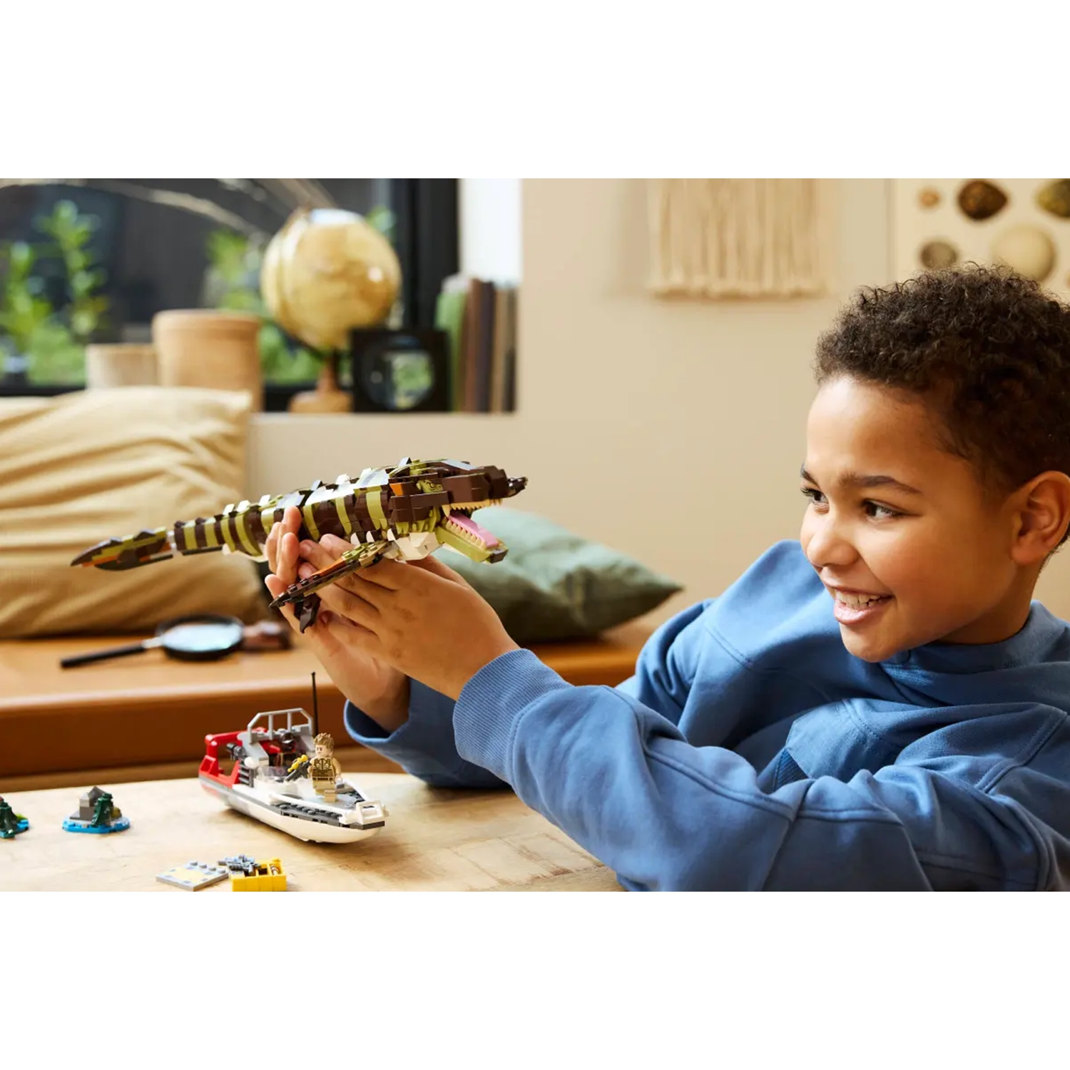 LEGO 76974 Jurassic World™ Mosasaurier: Die Bootmission