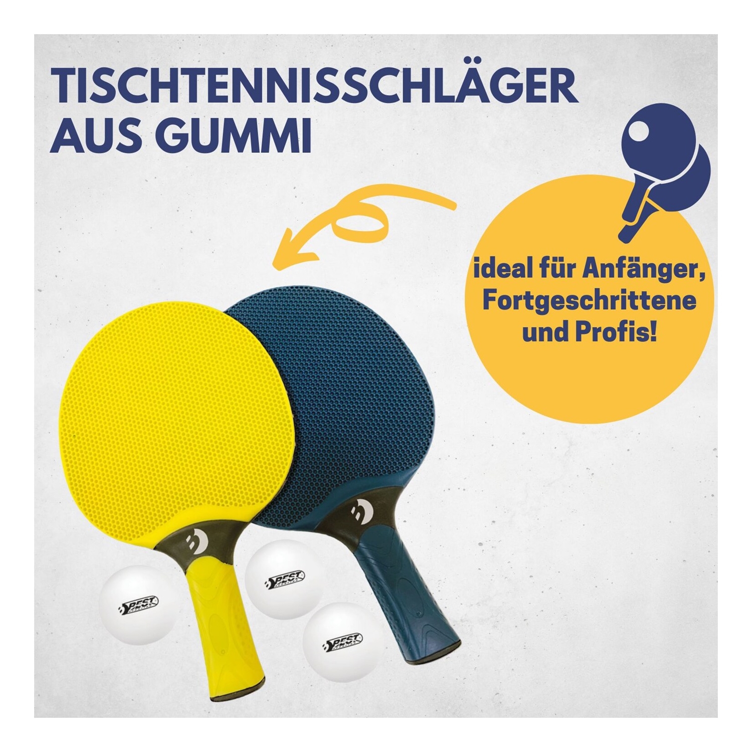Best Sporting 22194 Tischtennisschläger - Set Outdoor