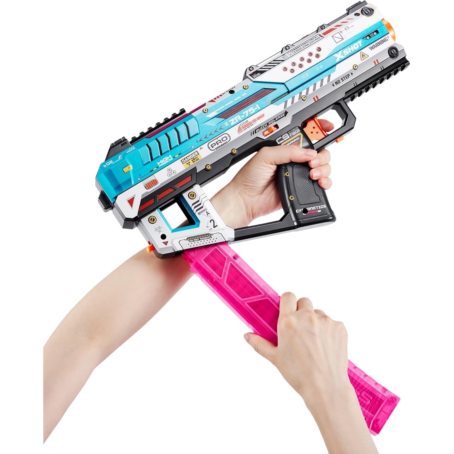 Zuru 36772 XSHOT Skins Fury-X, Dartblaster, (inkl. 40