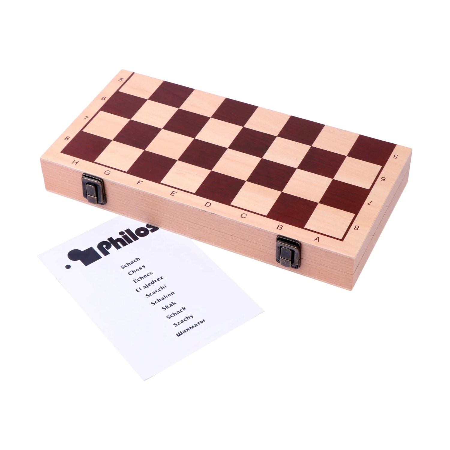 Philos 8700 Schachkassette, Feld 42 mm, mit Randbeschriftung