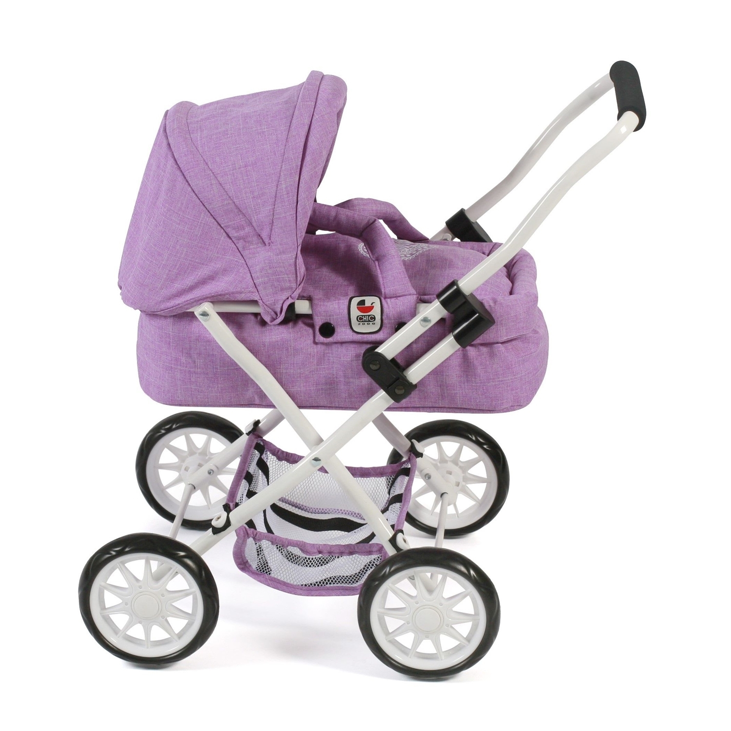 Bayer Chic 2000 555-35 Mini-Kuschelwagen SMARTY, Melange Flieder