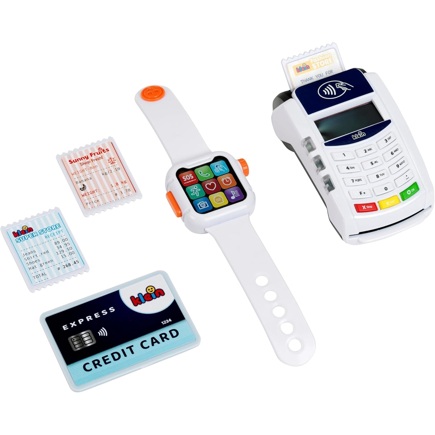 Theo Klein 7276 MM - PoS Terminal und Smart Watch, mit Licht, Soun