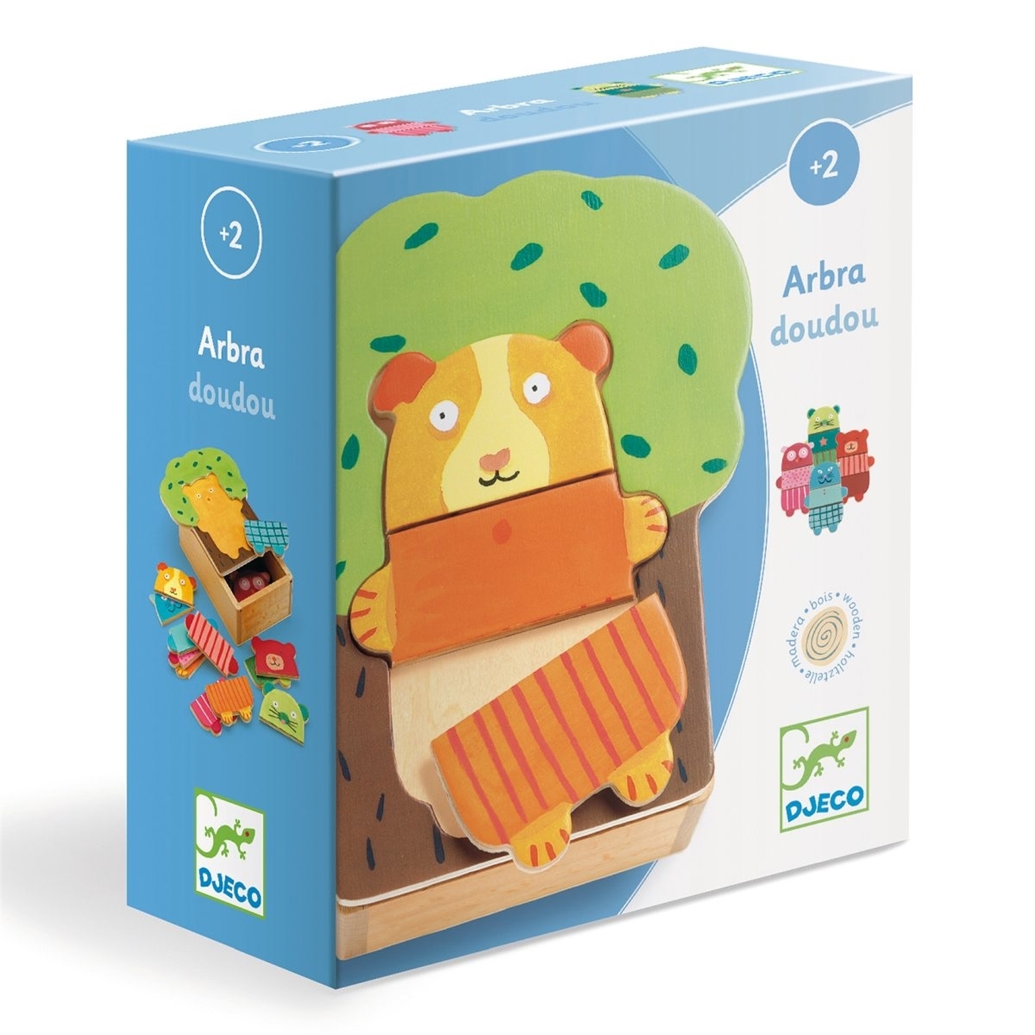 Djeco DJ01681 Holzpuzzle: Arbra doudou FSC 100%
