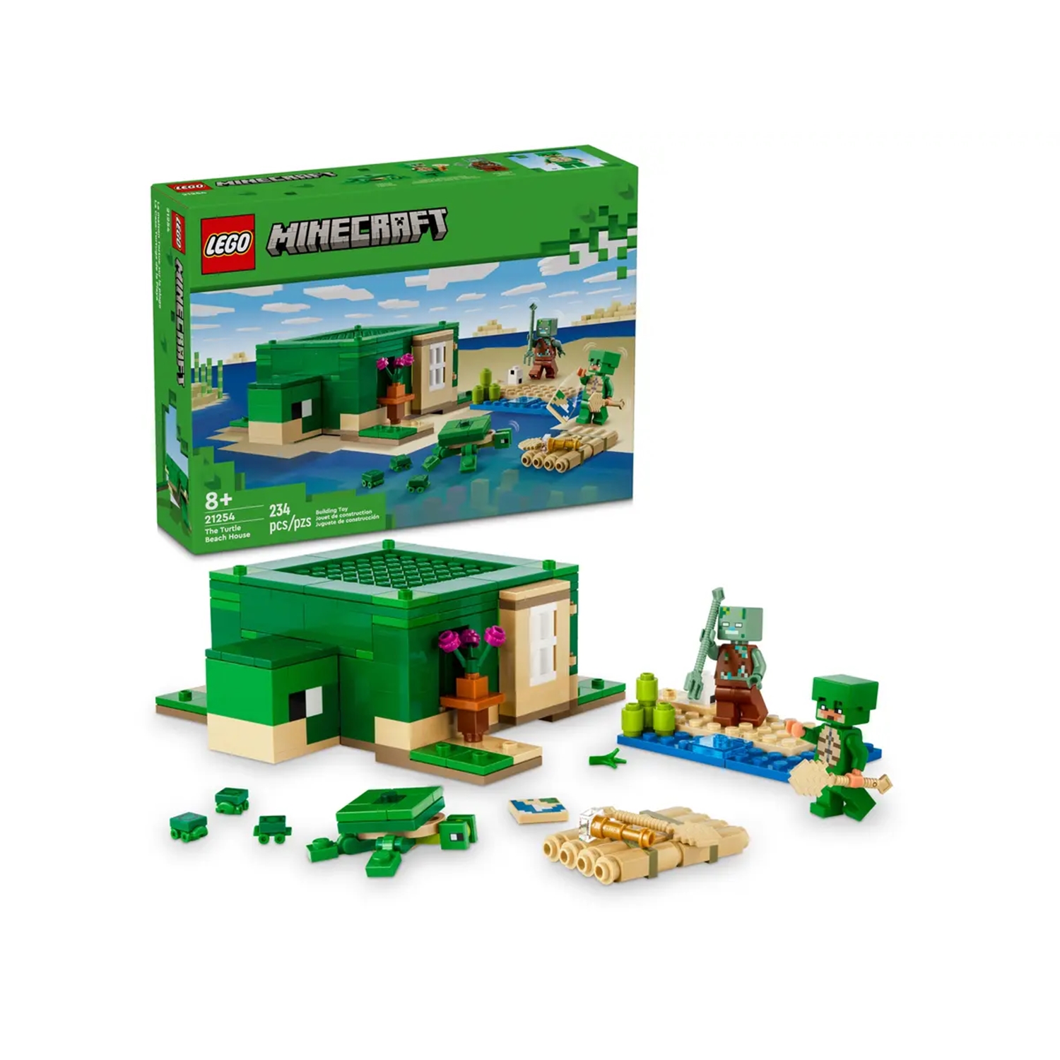 LEGO 21254 Minecraft® Das Schildkrötenstrandhaus