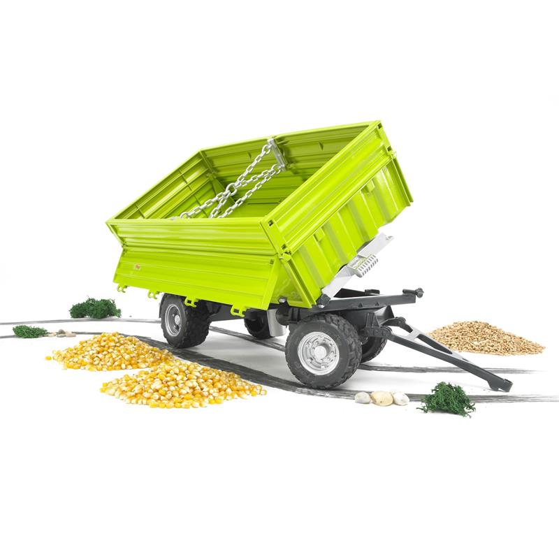 Bruder 02203 Fliegl 3-Seitenkipper mit Aufsteckbordwand