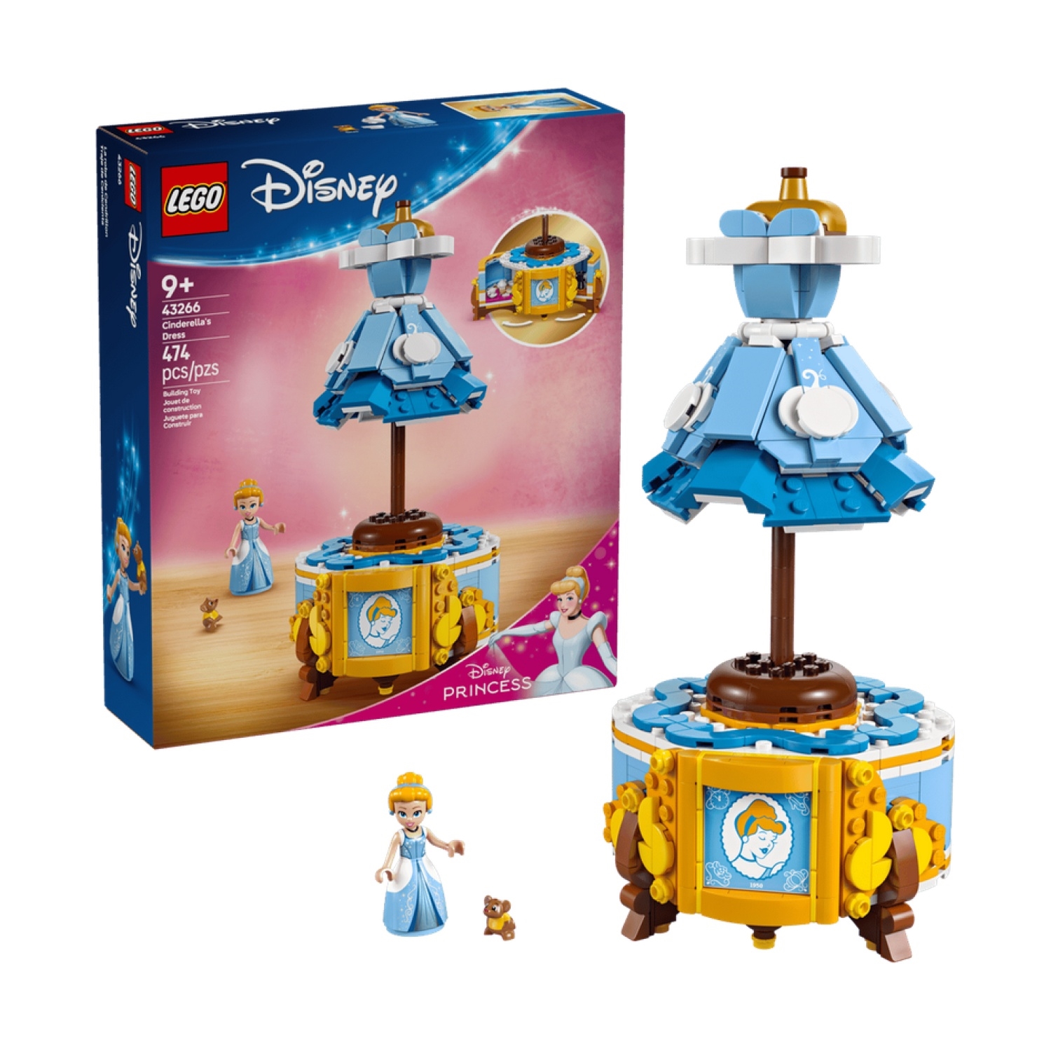 LEGO 43266 Cinderellas Kleid