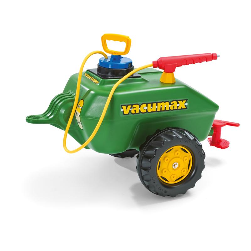 Rolly Toys 122868 Anhänger Vacumax grün mit Pumpe