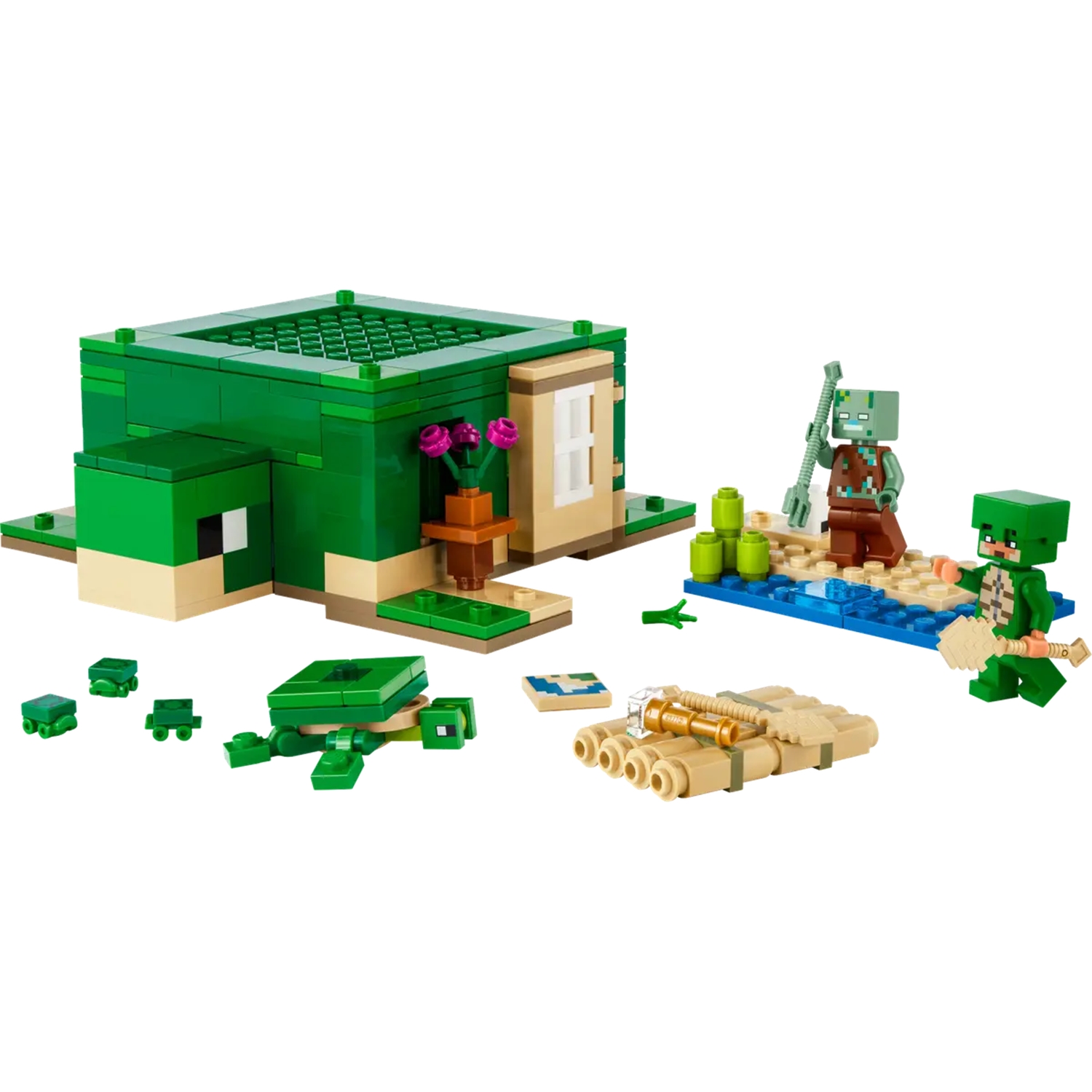 LEGO 21254 Minecraft® Das Schildkrötenstrandhaus