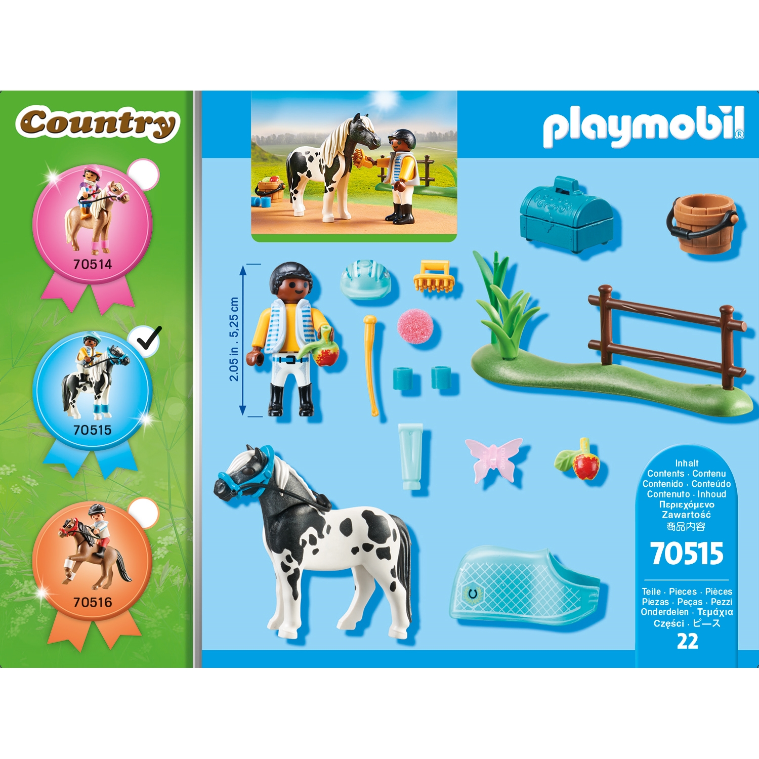 PLAYMOBIL 70515 Country Sammelpony "Lewitzer"