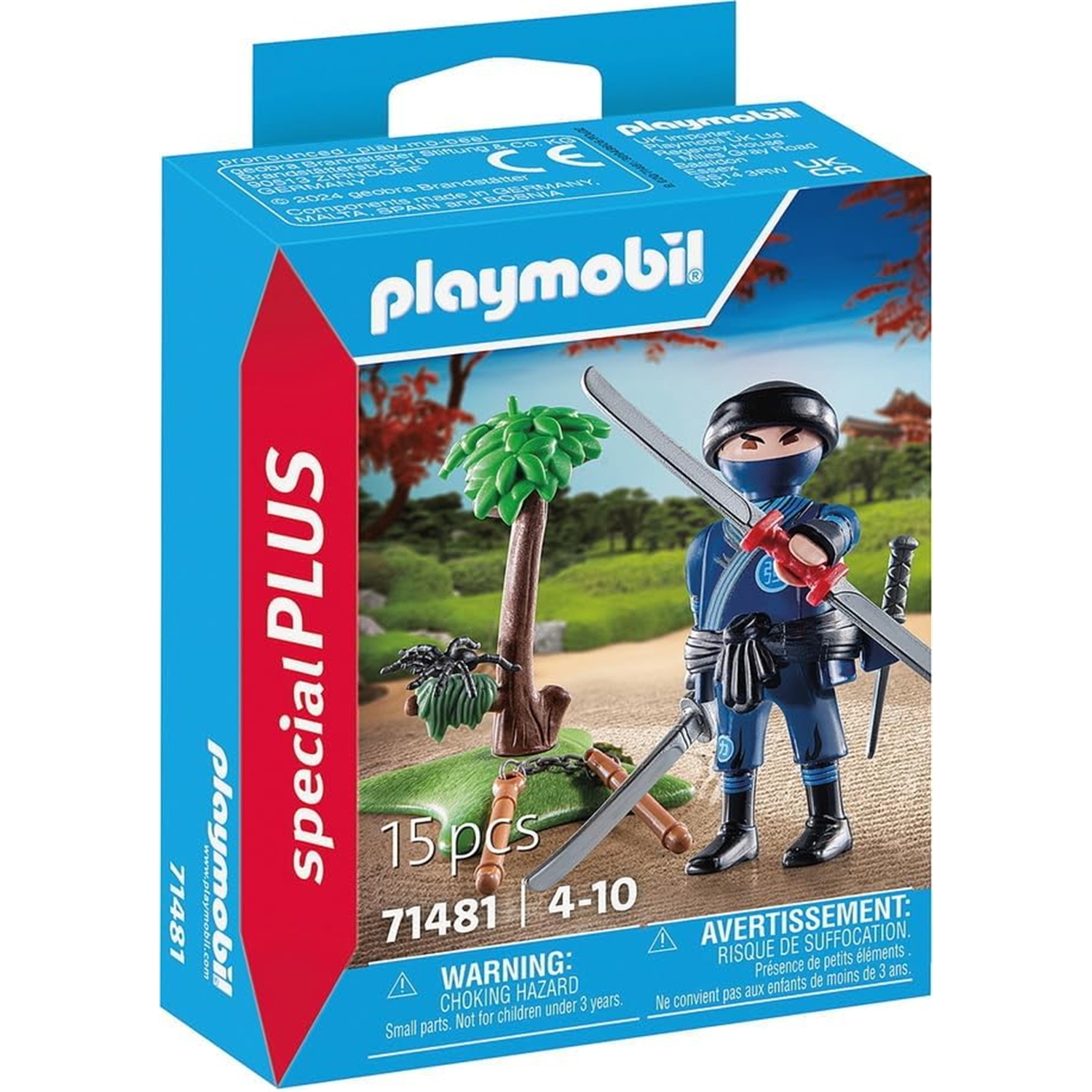 PLAYMOBIL 71481 Ninja mit Ausrüstung