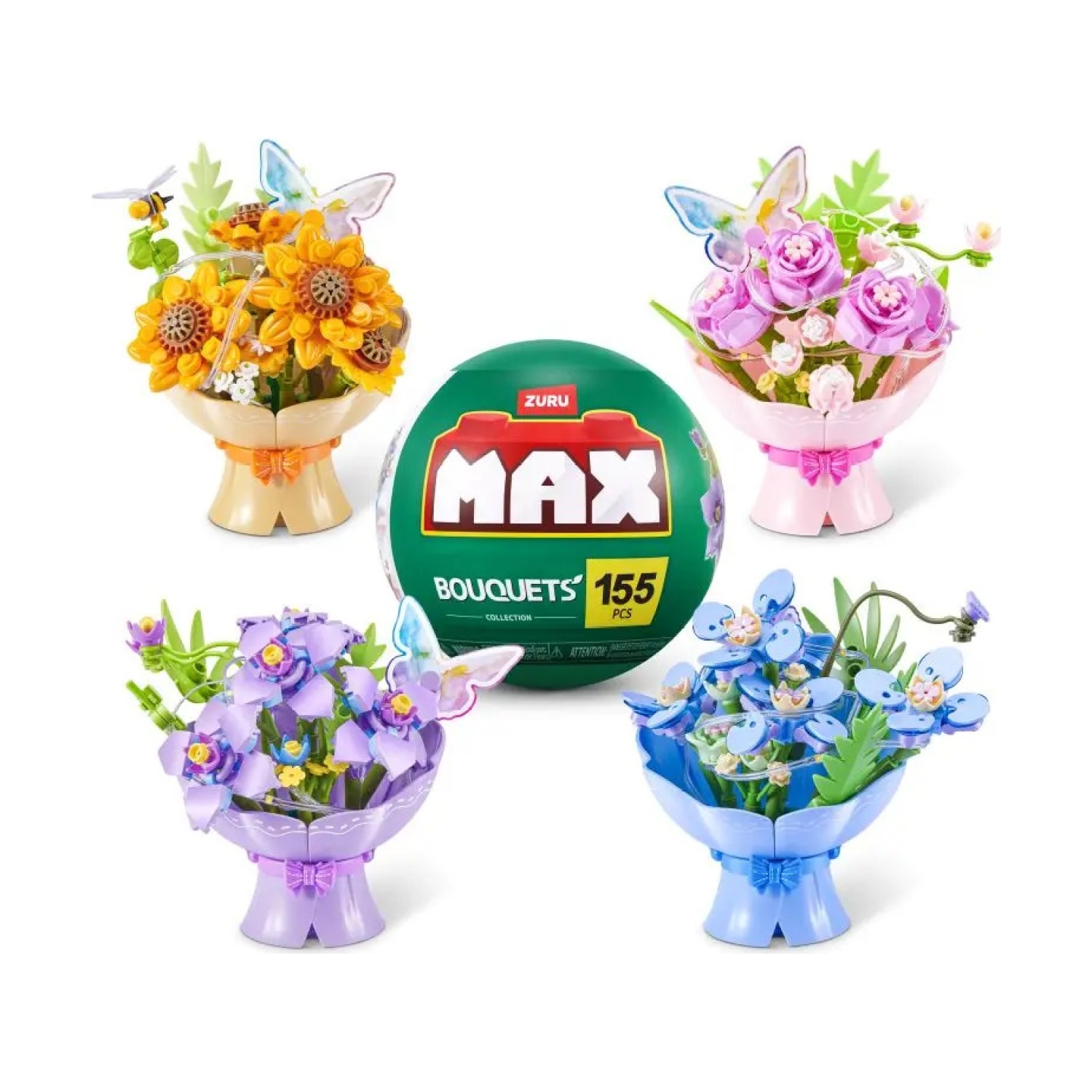 Zuru 83248 MAX Bouquet mit LED – Magische Blumen als Geschenk
