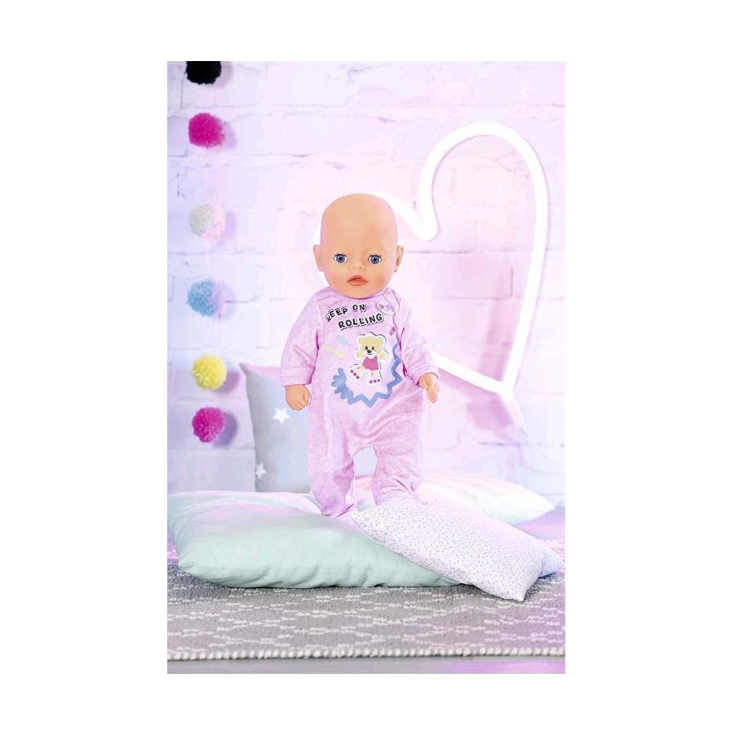 Zapf Creation 830574 BABY born Little Strampler 36cm