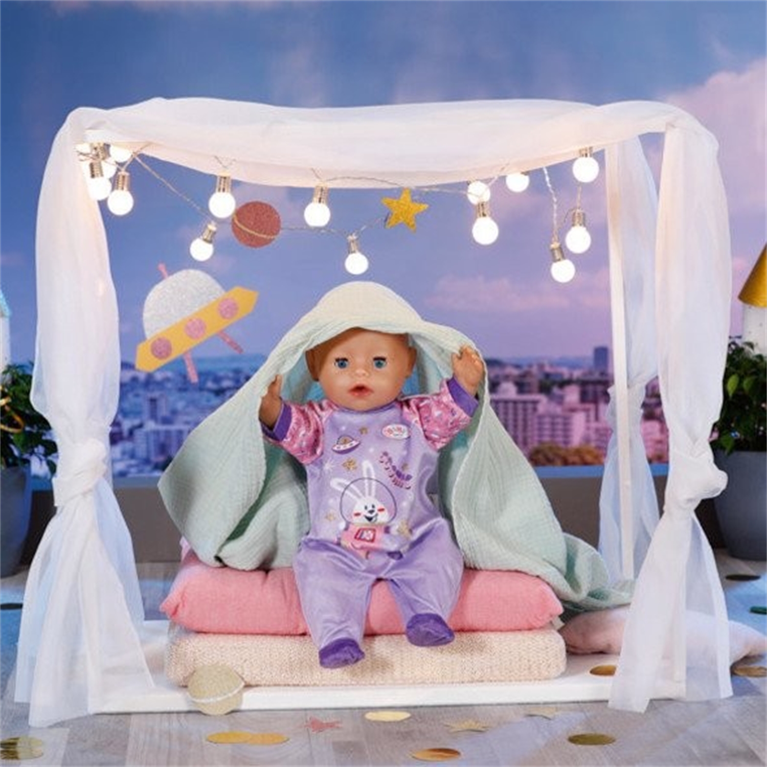 Zapf Creation 831090 BABY born Happy Birthday Strampler 43 cm