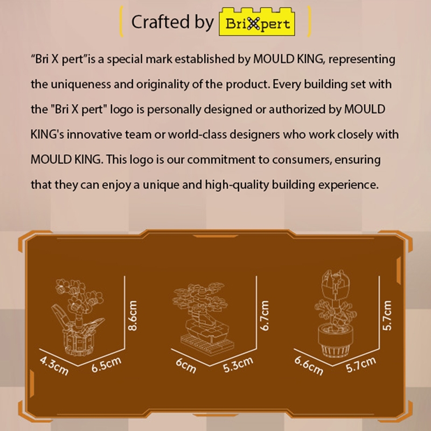 Mould King 24115 Mini-Topfpflanzen