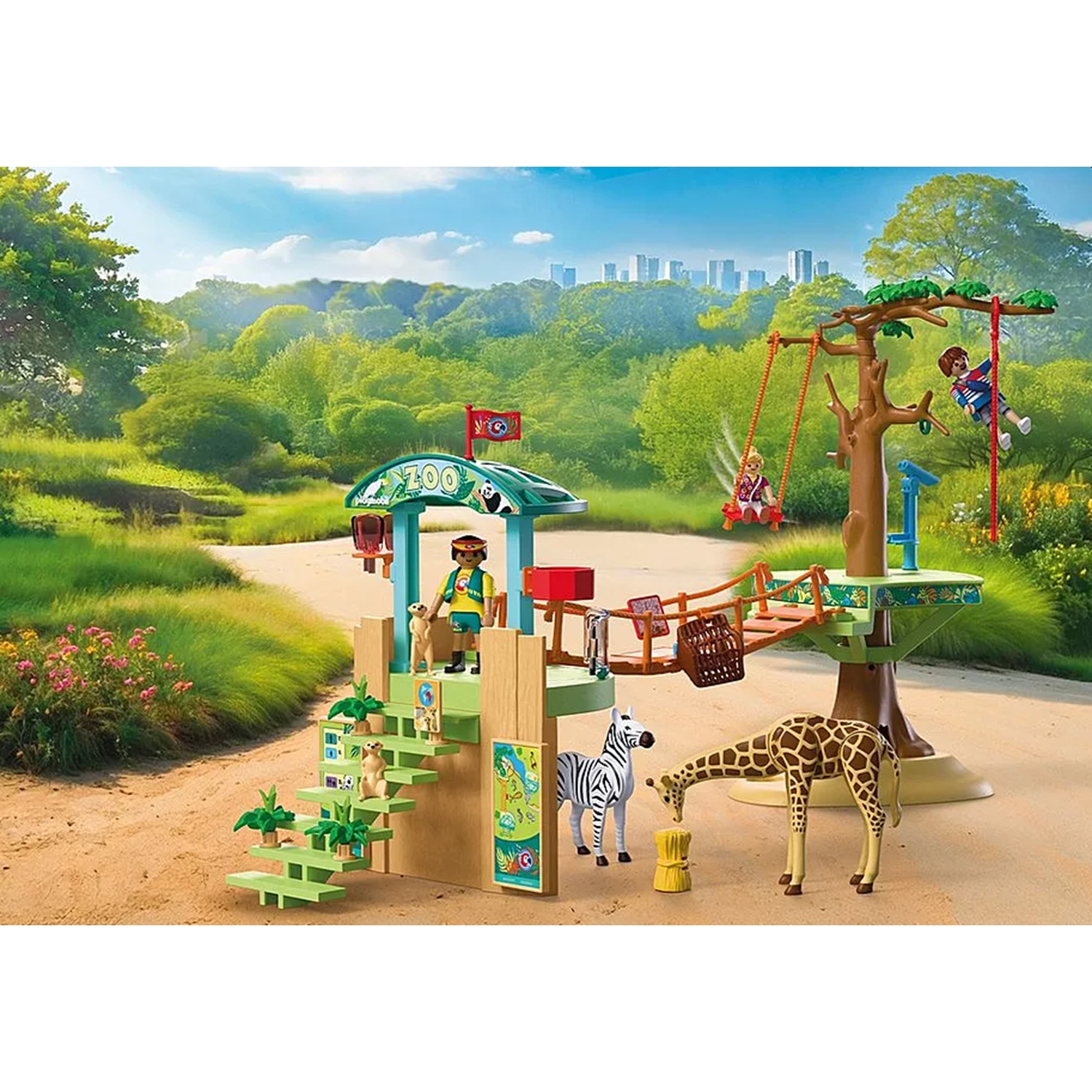 PLAYMOBIL 72070 Zoo: Wildnis-Kletterpark